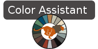 color selector button for selecting metal roofing colors